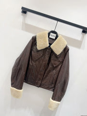 MIUMIU LEATHER JACKET STYLE 585