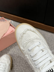 Dexun Sneaker White Canvas