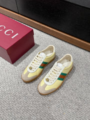 GG & ADIDAS SNEAKER KHAKI CALFSKIN