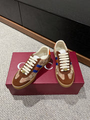 GG & ADIDAS GAZELLE SNEAKER BROWN SUEDE