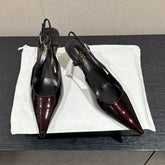 SL CHERISH SLINGBACK 75 WINE CALFSKIN