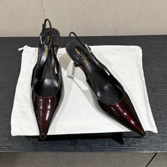 SL CHERISH SLINGBACK 75 WINE CALFSKIN