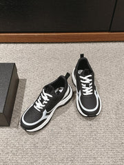 CC CLASSIC SNEAKER IN BLACK MIX WHITE LAMBSKIN