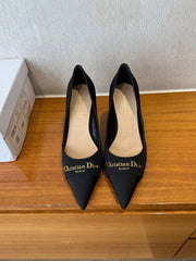 MY DD 25S HIGH HEEL 80MM IN BLACK SATIN