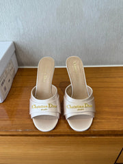 PEEP TOE SANDAL 25S HEELS 10CM IN PALE PINK BEIGE SATIN