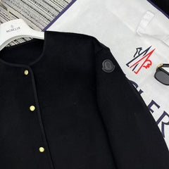 MONCLER 25S REVERSIBLE KNIT JACKET WITH A ROUND NECK 190