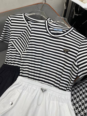 PRAD ROUND NECK DRESS 25S IN POLYESTER 266689