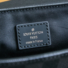 DISTRICT 25 IN GREY BLACK DAMIER GRAPHITE CANVAS