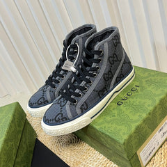 GG Tennis 1977 High Top Sneaker Black Grey Caro