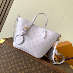 LV 25S BLOSSOM BAG 20 IN MISTY PURPLE CALFSKIN GOLD HARDWARE