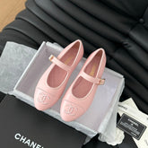 MARY JANE SHOES IN LIGHT PINK LAMBSKIN