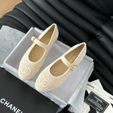 MARY JANE SHOES BEIGE CREAM CORDUROY TWILL FABRIC