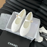 MARY JANE SHOES WHITE CORDUROY TWILL FABRIC