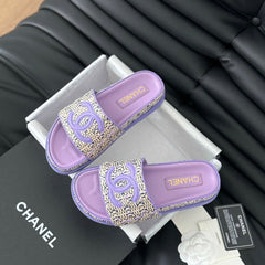 Slippers Sheepskin Heather Purple