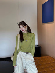 MIUMIU SHORT-SLEEVE KNIT TOP STYLE 409