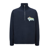 LOEWE HALF-ZIP KNIT SWEATER STYLE 100