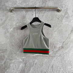 GUCCI CROPPED SLEEVELESS TOP STYLE 129