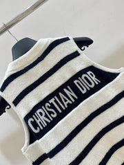 DIOR 25S SLEEVELESS STRIPED VEST STYLE 202