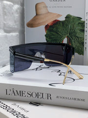 OBLIQUE SUNGLASS CLUB M1U IN BLACK ACETATE
