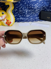 TRIOMPHE SQUARE SUNGLASS 566741 IN IVORY ACETATE