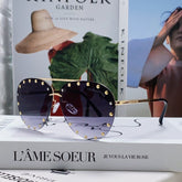 PARTY PILOT SUNGLASSES 567465 IN GOLD METAL GREY SMOKE LENSES