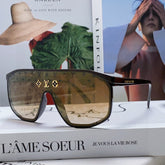 WAIMEA SUNGLASSES 570267 IN BROWN ACETATE MONOGRAM ON LENS