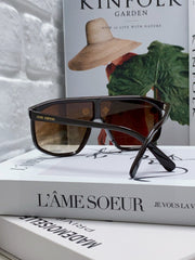 WAIMEA SUNGLASSES 570267 IN BROWN ACETATE MONOGRAM ON LENS