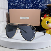 RUNWAY SUNGLASSES 571640 IN BLACK METAL BLACK LENSES