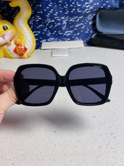 SQUARE FRAME SUNGLASSES 573309 IN ACETATE EMBOSSED LOGO