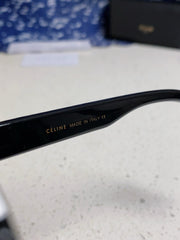 TRIOMPHE SUNGLASS 538534 IN BLACK ACETATE