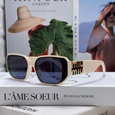 GLIMPSE SUNGLASSES 576819 IN WHITE ACETATE