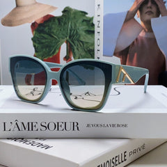 ROMA SQUARE FRAME SUNGLASSES 542083 IN ACETATE