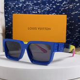 RECTANGLE SUNGLASSES 575847 IN BLUE MIX MULTICOLOR ACETATE