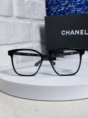 SQUARE SUNGLASSES 632029 IN BLACK ACETATE BLACK LOGO ON FRAME