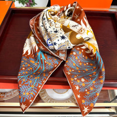 CHANEL 25S SCARF 90 IN SILK 709581