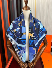 HERMES 25S SCARF 90 IN SILK 007