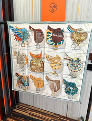 HERMES 25S SCARF 90 IN SILK 001