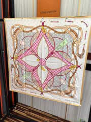 LV SCARF 90 CM IN SILK 729072