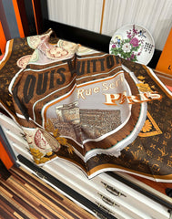 LV SCARF 90 CM IN SILK 730534