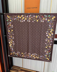 LV SCARF 90 CM IN SILK 730542