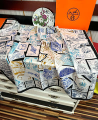 HERMES 25S SCARF 90 IN SILK 732033