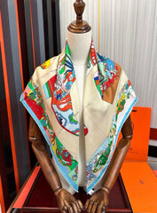 HERMES 25S SCARF 90 IN SILK 733835