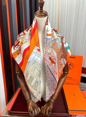 HERMES 25S SCARF 90 IN SILK 733848