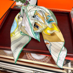 HERMES 25S SCARF 90 IN SILK 733849