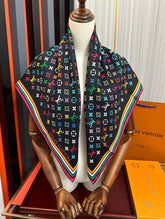 LV SCARF 90 CM IN SILK 07