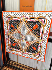 LV SCARF 90 CM IN SILK 738451