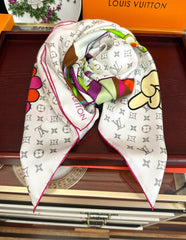 LV SCARF 90 CM IN SILK 02