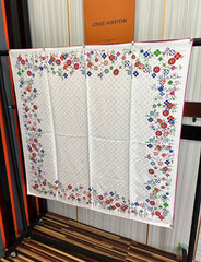 LV SCARF 90 CM IN SILK 01