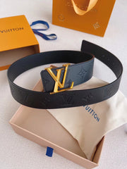 LV 25S BELT 40 MM IN BLACK CALFSKIN 593216