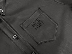 MIUMIU LEATHER JACKET STYLE 514